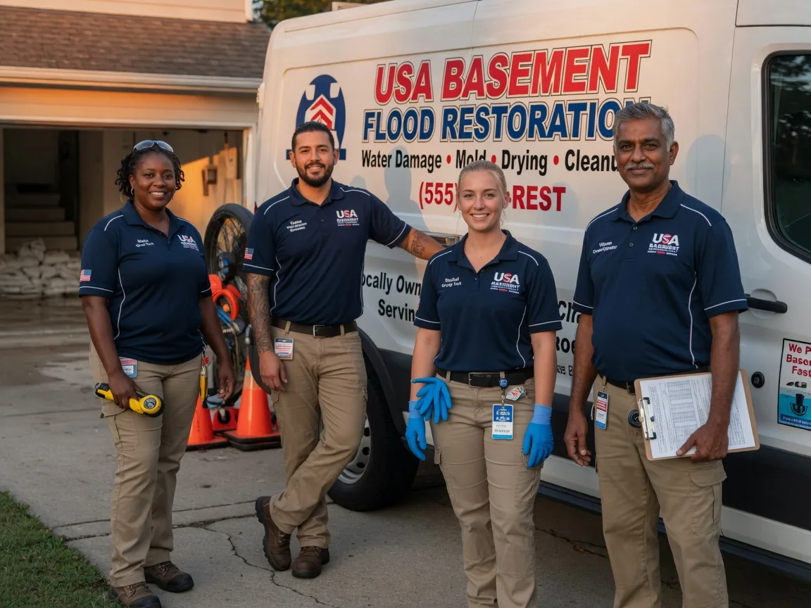 Basement Flood Cleanup company in Hickory Flat, MS